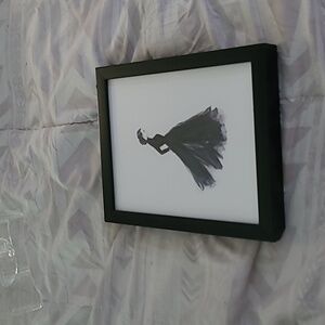 glass framed wall decor